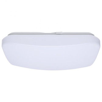 14 Inch LED Cloud Fixture with Sensor; 17 Watts; 27K/30K/35K/40K/50K CCT Selectable; Square Shape; (81|62/1857)