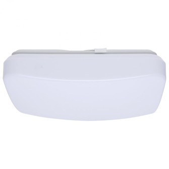 11 Inch LED Cloud Fixture; 11 Watts; 27K/30K/35K/40K/50K CCT Selectable; Square Shape; White Finish; (81|62/1854)