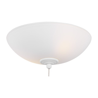 12'' LED Light Kit in Matte White with Matte White Glass (38|MC266RZW)