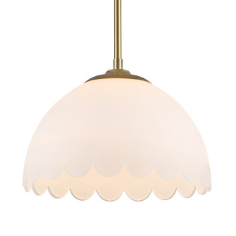 Golden Lighting Dorinda 1-light Pendant in Brushed Champagne Brass (36|6954-M BCB-OP)
