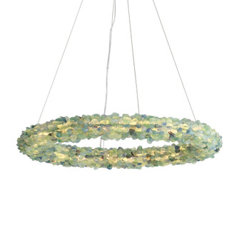 Ziva by Golden Lighting Corallo Integrated LED 30in Chandelier in Turquoise (36|6884-30 TQ)
