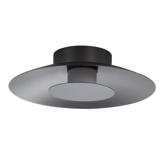 Yep by Golden Lighting Luma Integrated LED Flush Mount in Graphite and Graphite shade (36|6400-FM12 GRA-GRA)