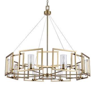 Golden Lighting Marco 8-light Chandelier in Brushed Champagne Brass (36|6068-8 BCB)
