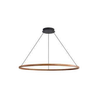 Golden Lighting Veritas Integrated LED 47in Chandelier in Walnut (36|5460-47 WA)