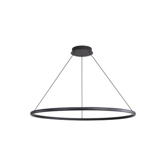 Golden Lighting Veritas Integrated LED 47in Chandelier in Sand Black (36|5460-47 SNB)