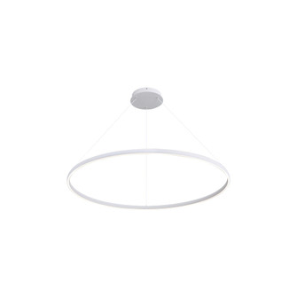 Golden Lighting Veritas Integrated LED 35in Chandelier in Sand White (36|5460-35 SNW)
