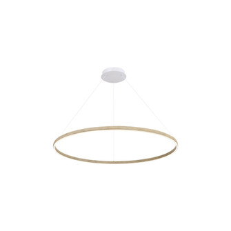 Golden Lighting Veritas Integrated LED 35in Chandelier in Driftwood (36|5460-35 DW)