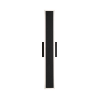 Golden Lighting Obsidian Integrated LED 24in Outdoor Wall in Sand Black (36|4072-OWL24 SNB)