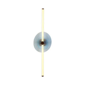Yep by Golden Lighting Colorella LED Wall Sconce in Rose Gold with Blue and Blue Glass (36|3882-39 RG BL-RB)