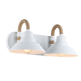 Golden Lighting Journey 2-light Vanity in Natural White (36|3318-BA2 NWT)