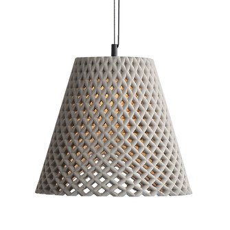 Golden Lighting Clarus 14in Integrated LED Pendant in Grey Cement (36|2419-14 GCT)
