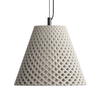 Golden Lighting Clarus 10in Integrated LED Pendant in Grey Cement (36|2419-10 GCT)
