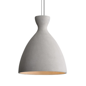 Golden Lighting Aethera 14in Integrated LED Pendant in Grey Cement (36|2173-14 GCT)