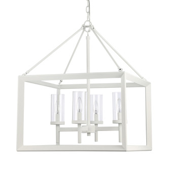 Golden Lighting Smyth 4-light Chandelier in Natural White (36|2073-4 NWT-CLR)