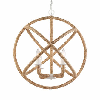 Wry Lighting Marina 4-light Chandelier in Natural White (36|0868-4 NWT)
