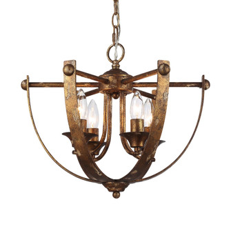 Wry Lighting Victoria 4-light Pendant in Heirloom Gold (36|0815-4P HG)