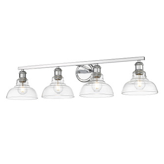 Yep by Golden Lighting Carver 4-light Vanity in Chrome (36|0305-BA4 CH-CLR)