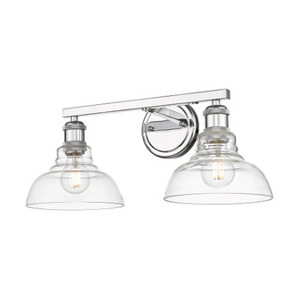 Yep by Golden Lighting Carver 2-light Vanity in Chrome (36|0305-BA2 CH-CLR)