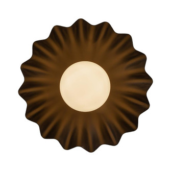 Soleil 10-in Matte Black/Opal Glass Damp-Rated Dimmable LED Wall/Vanity Light (7713|WV436910MBOP-3WCCT-UNV)