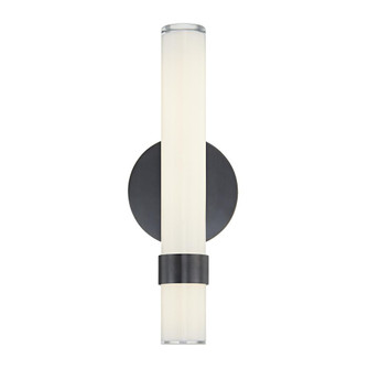 Madison 14-in Urban Bronze/Glossy Opal LED Wall/Vanity (7713|WV324114UBGO-UNV)