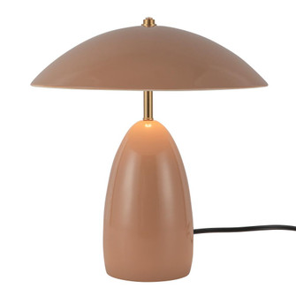 Poppy 12-in Peach Dimmable LED Table Lamp (7713|TL437012PEC)