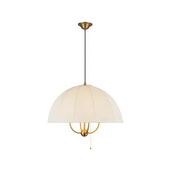 Crosby 24-in Brushed Gold Socket Pendant (7713|PD661424BG)