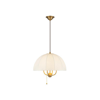 Crosby 18-in Brushed Gold Socket Pendant (7713|PD661418BG)