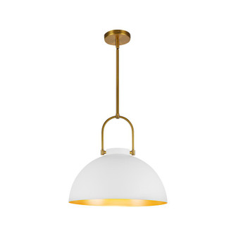 Harper 16-in White Socket Pendant (7713|PD504016WH)