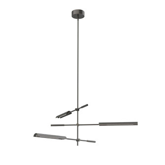Astrid 3 Head Metal Shade/Urban Bronze Dimmable LED Multi Pendant (7713|MP316403UBMS-UNV)