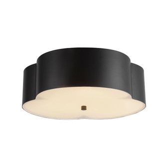 Adella 14-in Matte Black Socket Flush Mount (7713|FM566314MB)