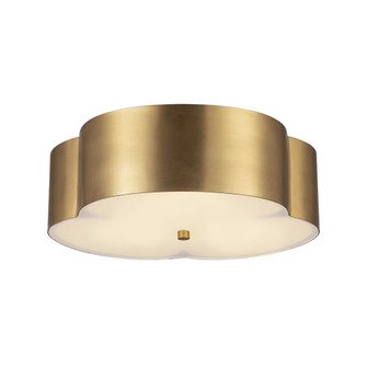 Adella 14-in Brushed Gold Socket Flush Mount (7713|FM566314BG)
