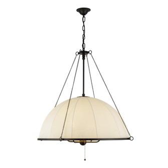 Crosby 33-in Matte Black Socket Chandelier (7713|CH661433MB)