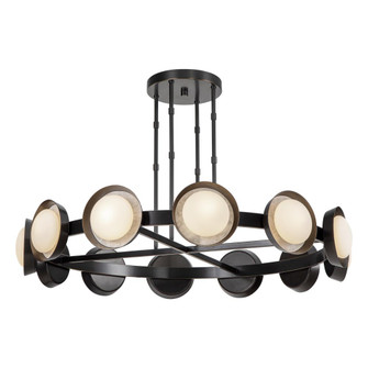 Alonso 50-in Urban Bronze Dimmable LED Chandelier (7713|CH320050UB-UNV)