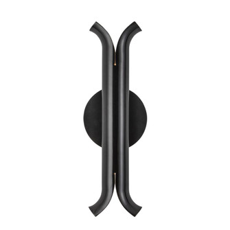 Husk 14-in Glossy Black LED Wall Sconce (461|WS89714-GBK)
