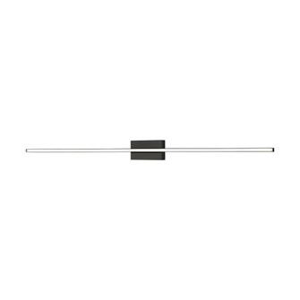 Vega Minor 48-in Black Dimmable LED Wall Sconce (461|WS18248-BK-UNV)