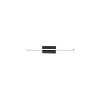 Vega Minor 24-in Black Dimmable LED Wall Sconce (461|WS18224-BK-UNV)
