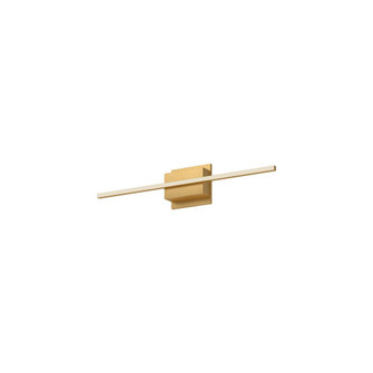 Vega Minor 24-in Brushed Gold LED Wall Sconce (461|WS18224-BG-UNV)