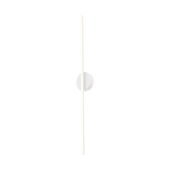 Chute 47-in White Damp-Rated Dimmable LED Wall Sconce (461|WS14947-WH-UNV)