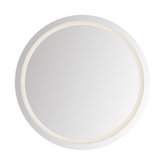 Hillmont 40-in Sandblasted Merc Edge Damp-Rated Dimmable LED Vanity Mirror (461|VM41040-5CCT)