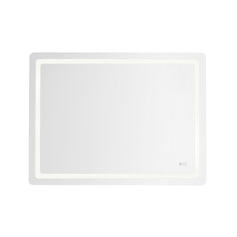 Seneca 48-in Sandblasted Merc Edge Damp-Rated Dimmable LED Vanity Mirror (461|VM31148-5CCT)