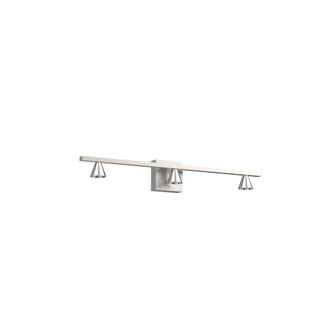 Dune 31-in Brushed Nickel Damp-Rated Dimmable LED Vanity Light (461|VL19931-BN-UNV)