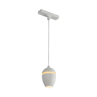 Eloa 3-in White Trilo Track Pendant (461|TRP89703-WH)