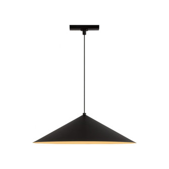 Luiz 15-in Black Trilo Track Pendant (461|TRP73915-BK)