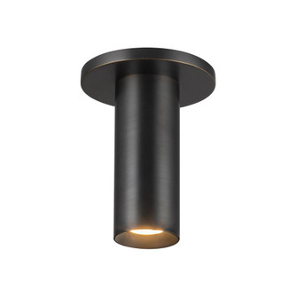 Mason 6-in Urban Bronze Dimmable LED Semi-Flush Mount (461|SF90406-UB-UNV)