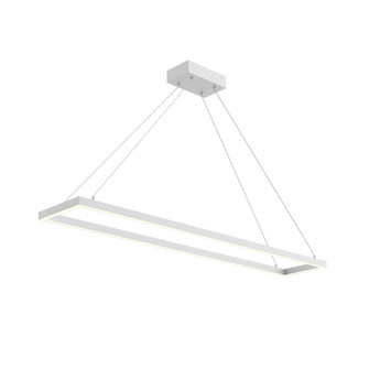 Piazza 48-in White LED Pendant (461|PD88548-WH-UNV-010)