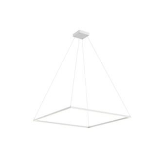 Piazza 48-in White LED Pendant (461|PD88148-WH-UNV-010)