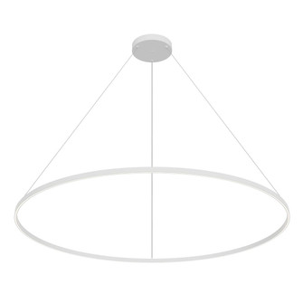 Cerchio 72-in White LED Pendant (461|PD87772-WH-UNV-010)