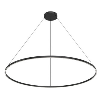 Cerchio 72-in Black LED Pendant (461|PD87772-BK-UNV-010)