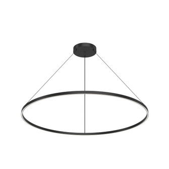 Cerchio 60-in Black Dimmable LED Pendant (461|PD87760-BK-UNV-010)