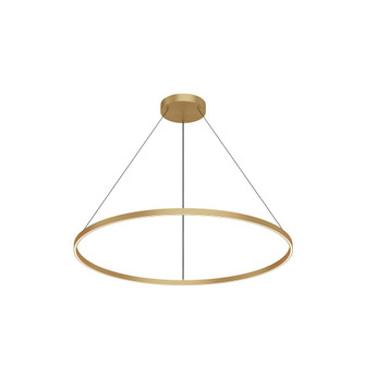 Cerchio 48-in Brushed Gold LED Pendant (461|PD87748-BG-UNV-010)